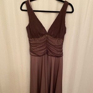JS Boutique Brown Mid-Length Cocktail Dress